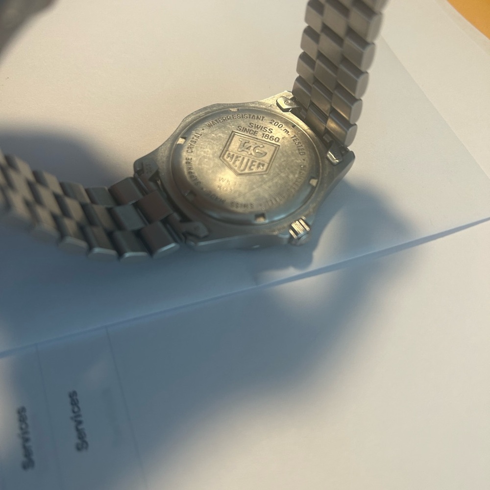 Gorgeous Tag Heuer Watch Professional 200 stainless steel 7.5” water resistant - Picture 8 of 8